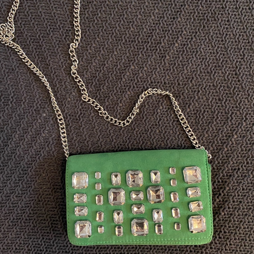 3/20$ Green Aldo clutch